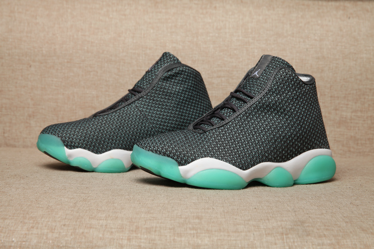 2016 Jordan 13 Flyknit Black Green Shoes - Click Image to Close