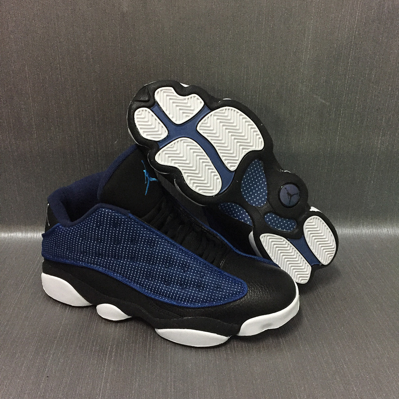 2017 Jordan 13 Low Deep Blue Black - Click Image to Close