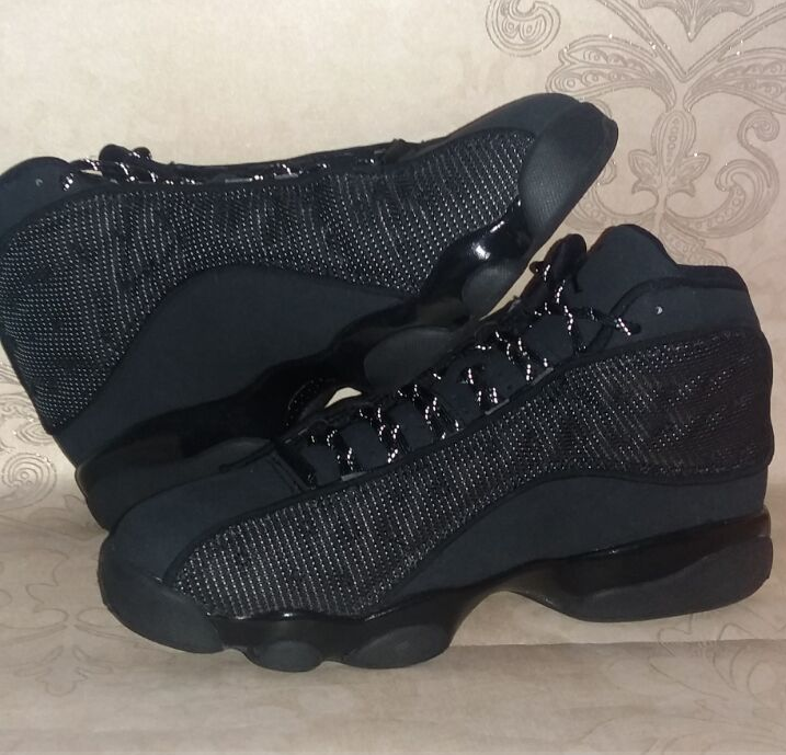 2016 Jordan 13 Retro All Black Cat Shoes