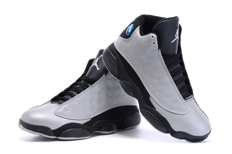 2015 Air Jordan 13 Retro Grey Black Shoes