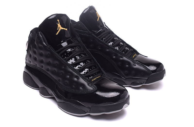 2017 Jordan 13 Retro Leonard All Black Shoes