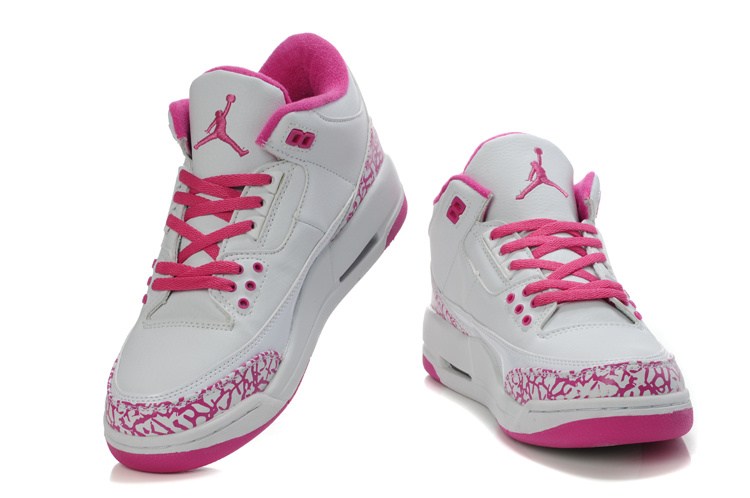 New Air Jordan 3 White Pink For Women