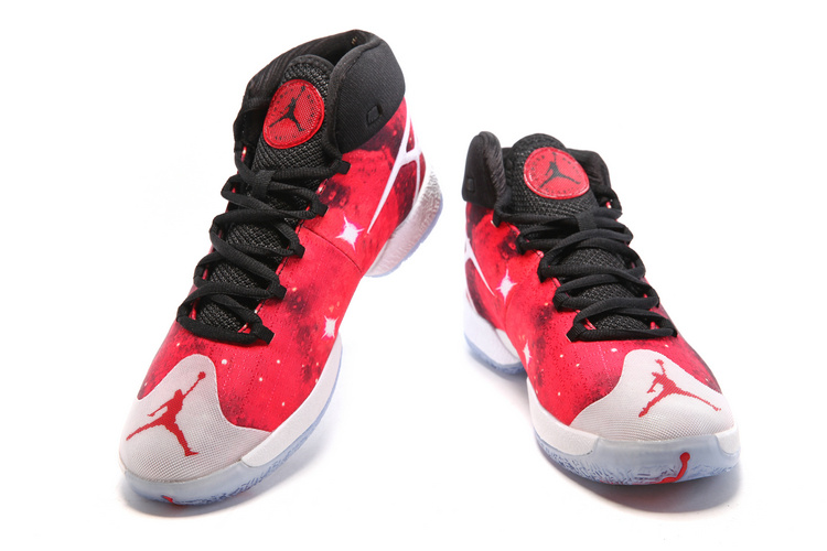 2016 Jordan 30 Red Black White Shoes