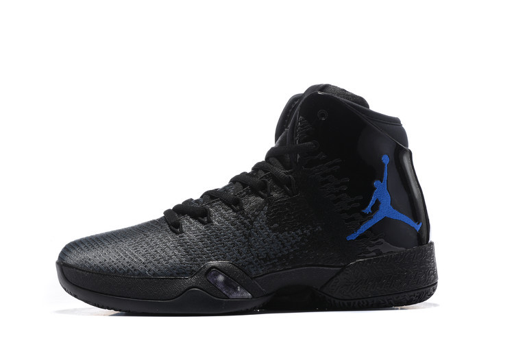 2016 Jordan 30.5 Black Blue Shoes