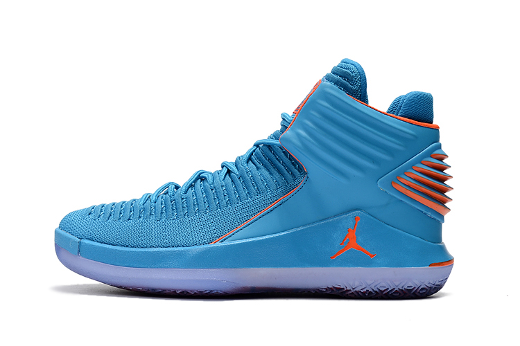 2017 Jordan 32 High Jade Orange Shoes - Click Image to Close