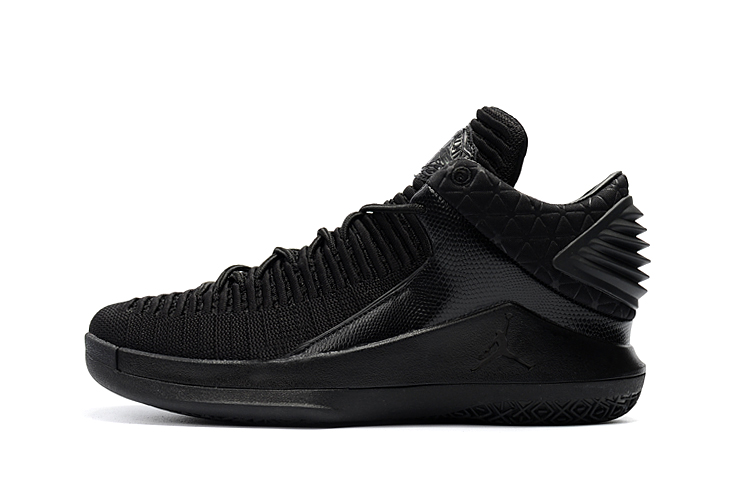 2017 Jordan 32 Low All Black Shoes - Click Image to Close