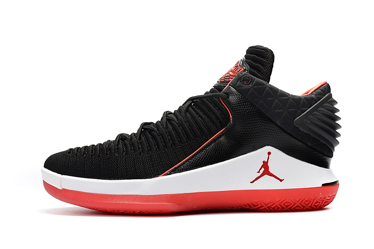 2017 Jordan 32 Low Black White Red Shoes - Click Image to Close