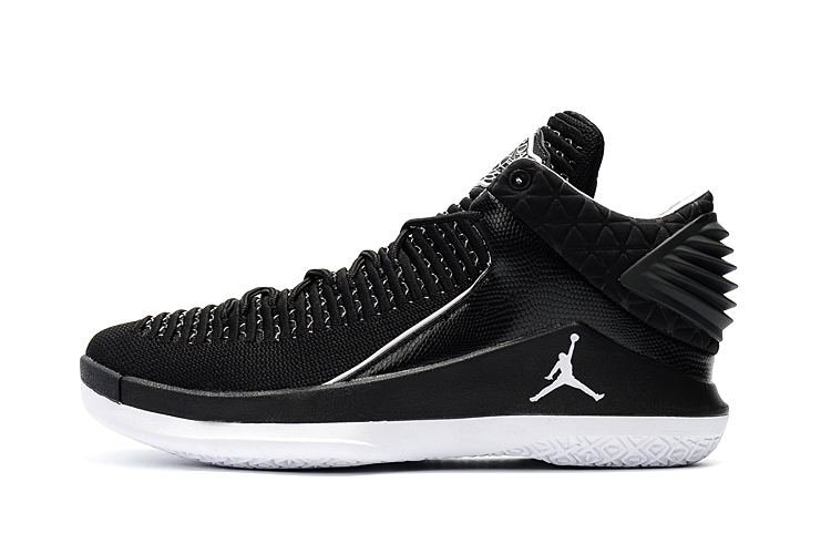 2017 Jordan 32 Low Black White Shoes