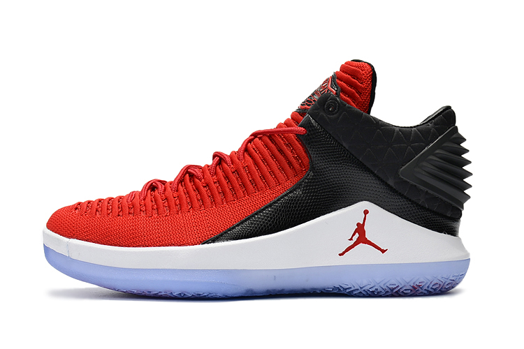2017 Jordan 32 Low Red Black White Shoes