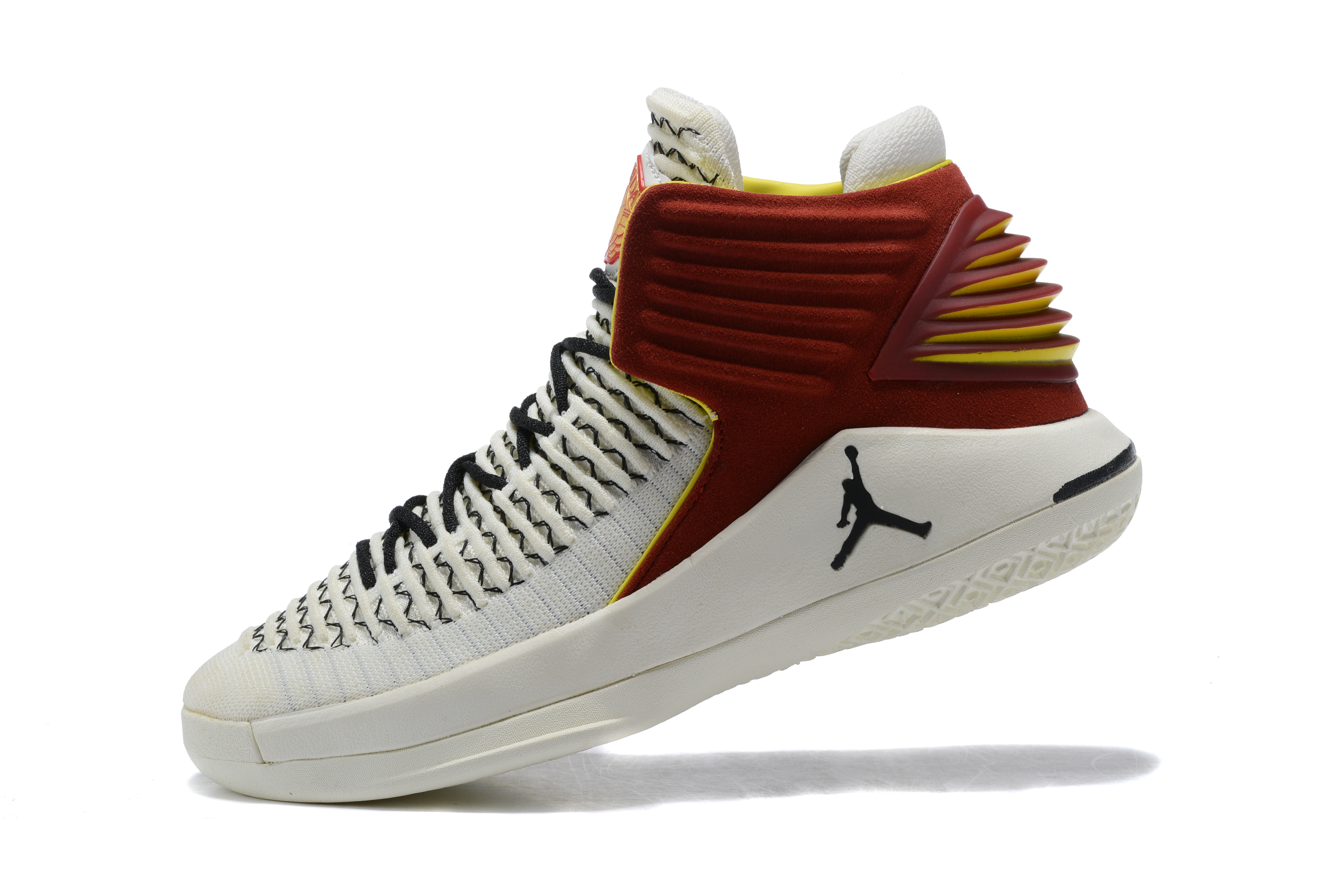 Jordan 32 White Wine Red Black Shoes