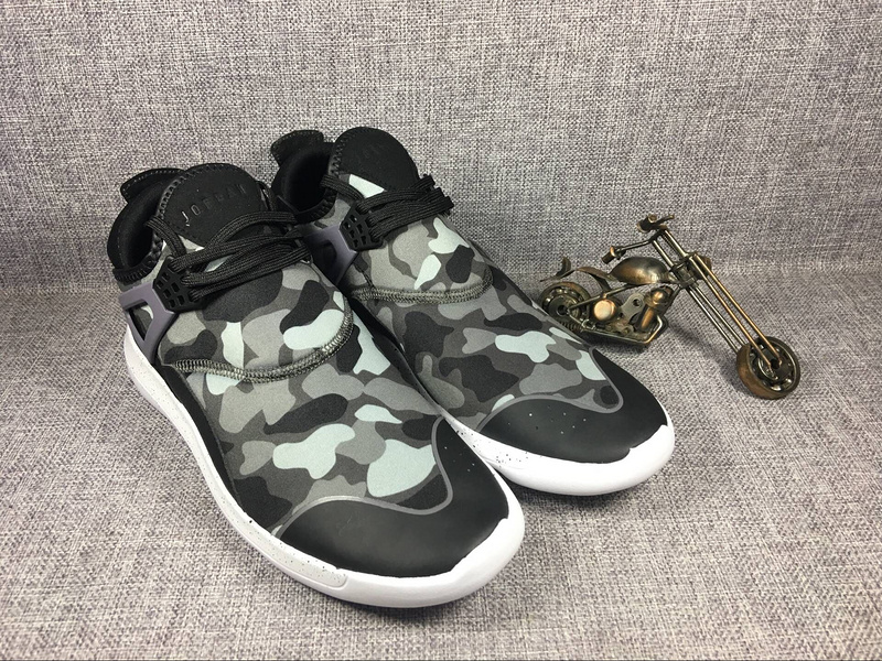 2017 Jordan 4 Camouflage Grey Running Shoes