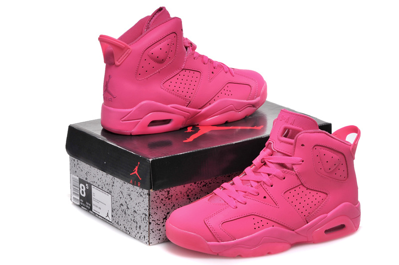 2015 New Women Jordans 4 Full Pink