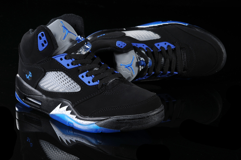 black and blue jordans mens