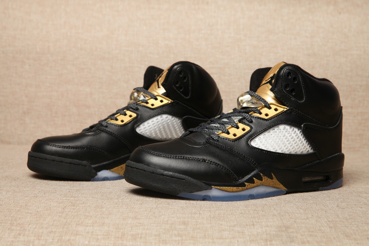 2016 Jordan 5 Black Gold Shoes - Click Image to Close