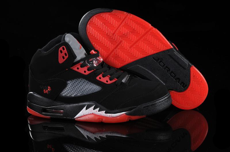 Air Jordan 5 Black Red White