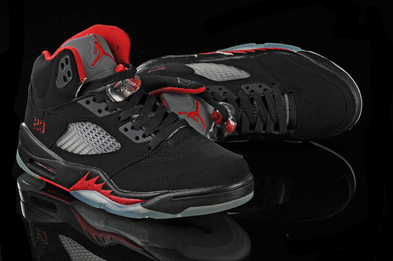 Air Jordan 5 Black Red White