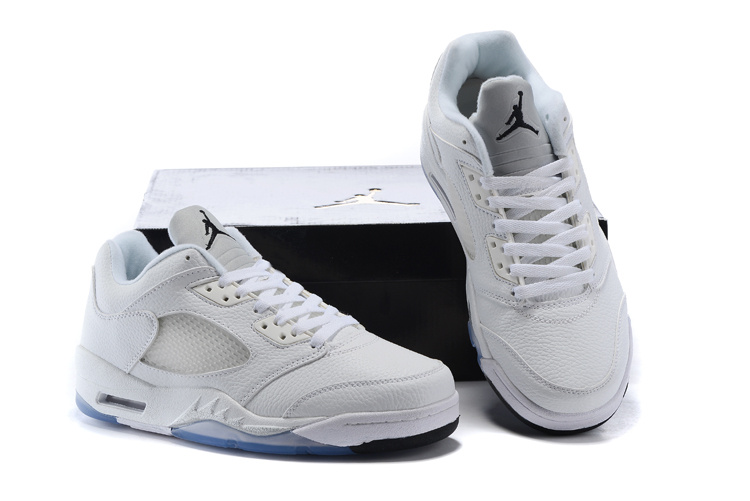 Latest Air Jordan 5 Low Retro Metalic Silver Shoes - Click Image to Close