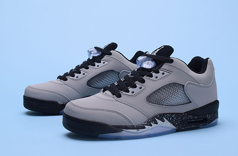 2016 Jordan 5 Low Wolf Grey Black Shoes - Click Image to Close