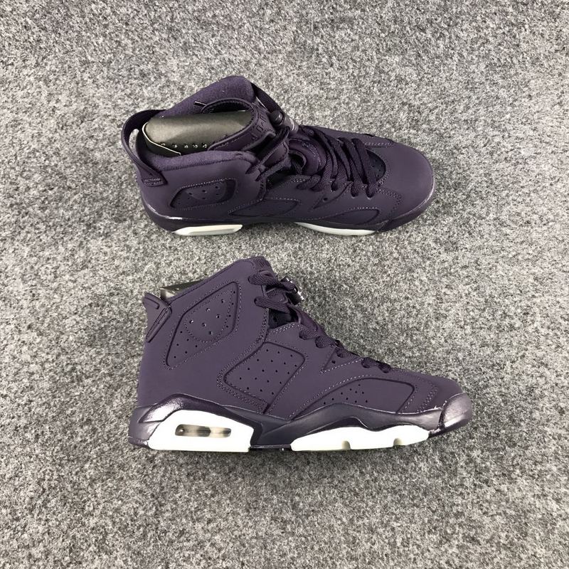 2017 Jordan 6 GS Dark Purple Shoes