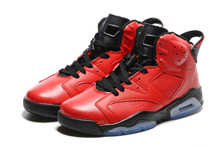 2016 Retro Air Jordan 6 Retro Red Black Blue Sole Shoes