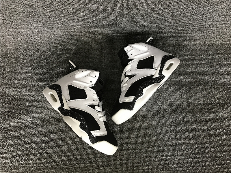 2016 Jordan 6 Retro White Black Shoes For Kids - Click Image to Close