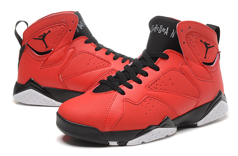 New Red Black Jordans 7 Retro