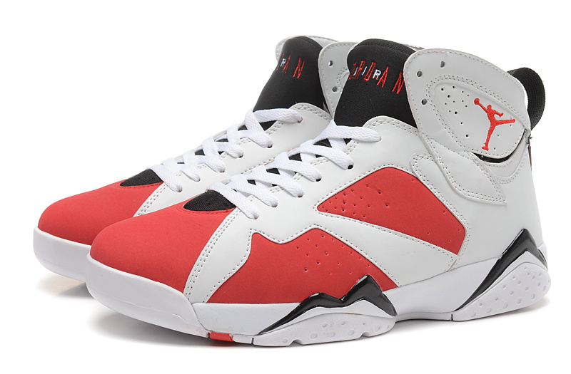 retro 7 white and red