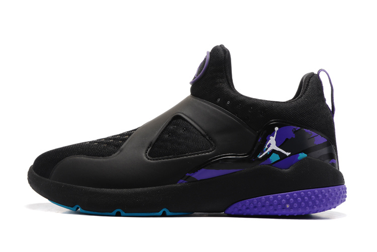 2017 Jordan 8 Black Purple Training Shoes - Click Image to Close