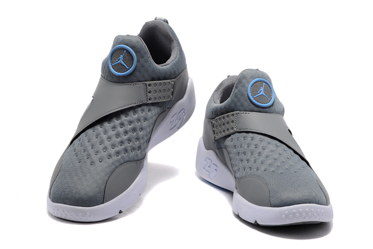 2017 Jordan 8 Grey Blue Training Shoes - Click Image to Close