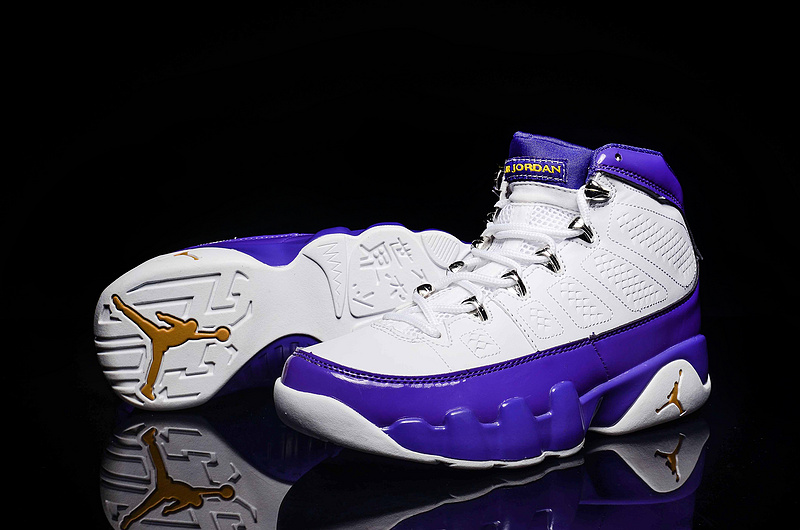 2016 Jordan 9 Retro Purple White Shoes For Women - Click Image to Close