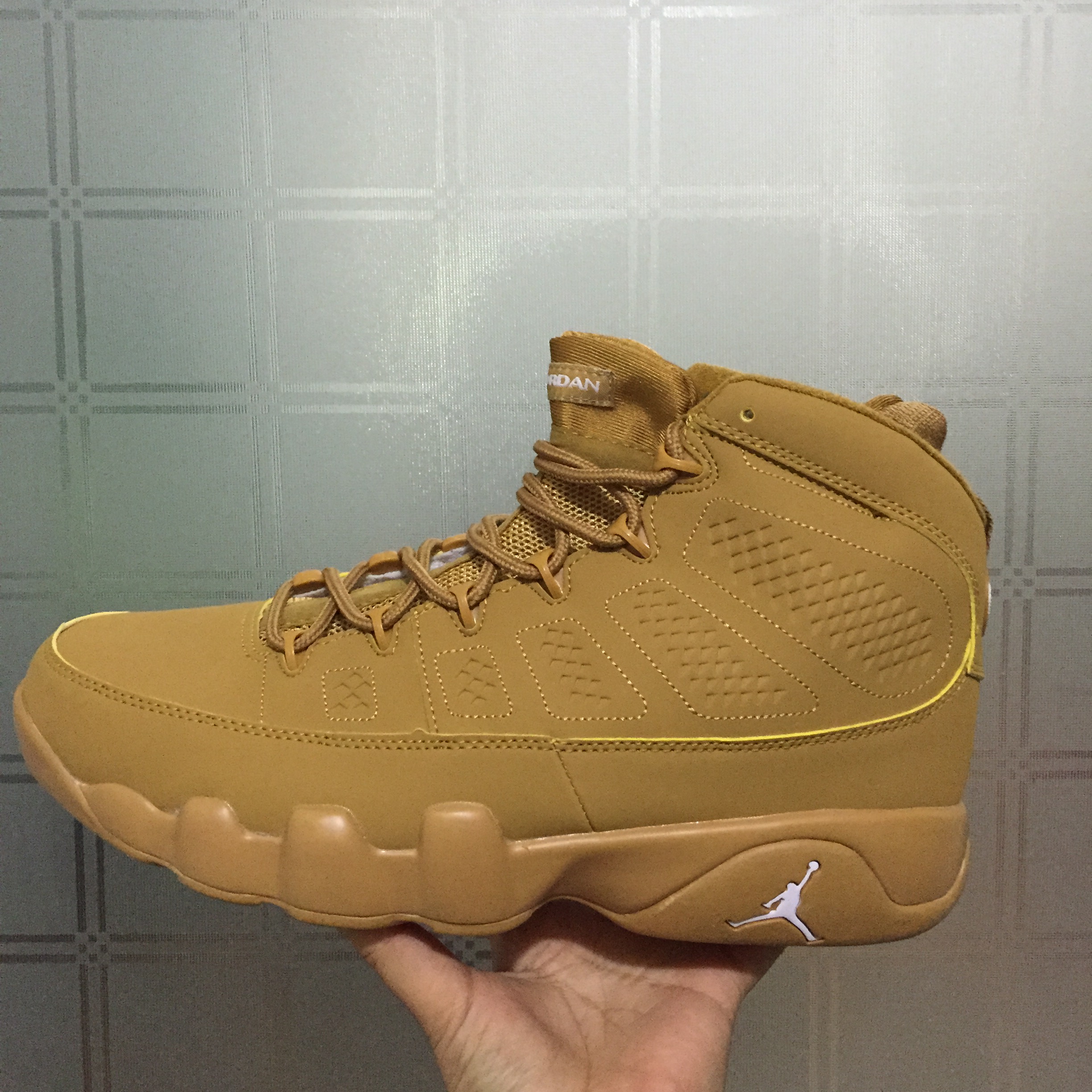 2017 Jordan 9 Retro Wheat Yellow - Click Image to Close