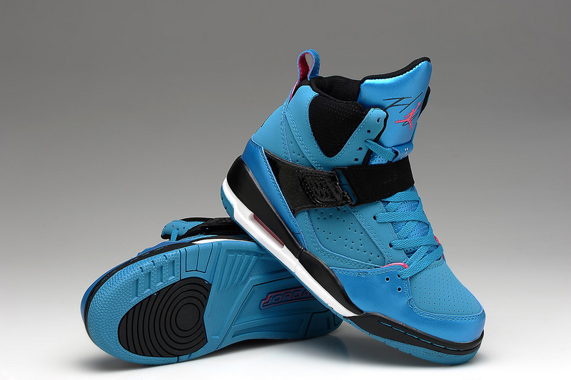 Air Jordan Flight 4.5 Blue Black Shoes - Click Image to Close