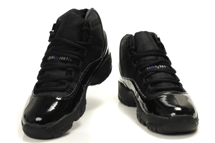 Air Jordan Retro 11 Black Blue - Click Image to Close