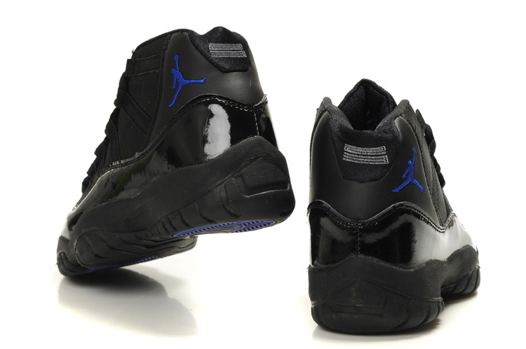 Air Jordan Retro 11 Black Blue - Click Image to Close