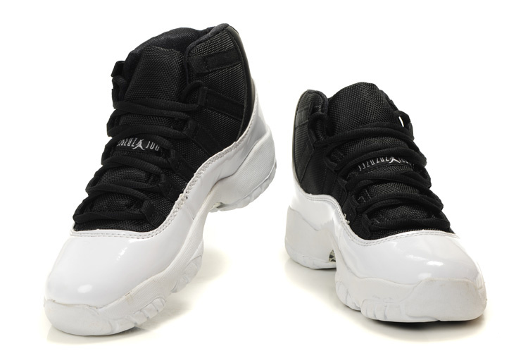 Air Jordan Retro 11 Black White - Click Image to Close