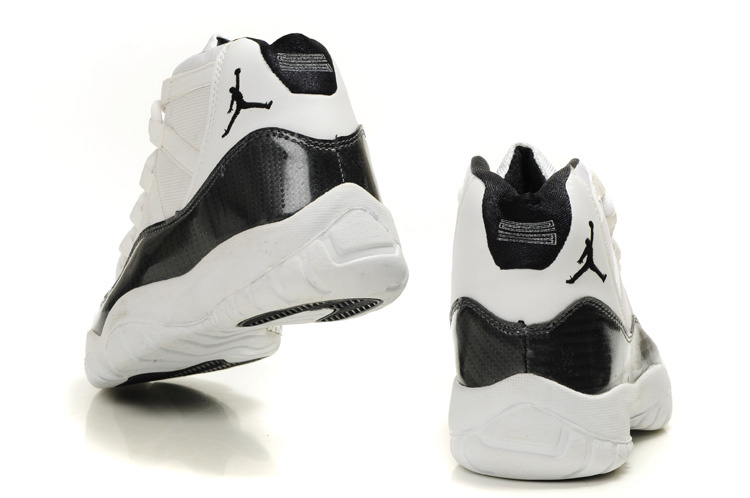 Air Jordan Retro 11 White Black - Click Image to Close