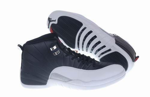 New Air Jordan Retro 12 Dark Blue White Shoes