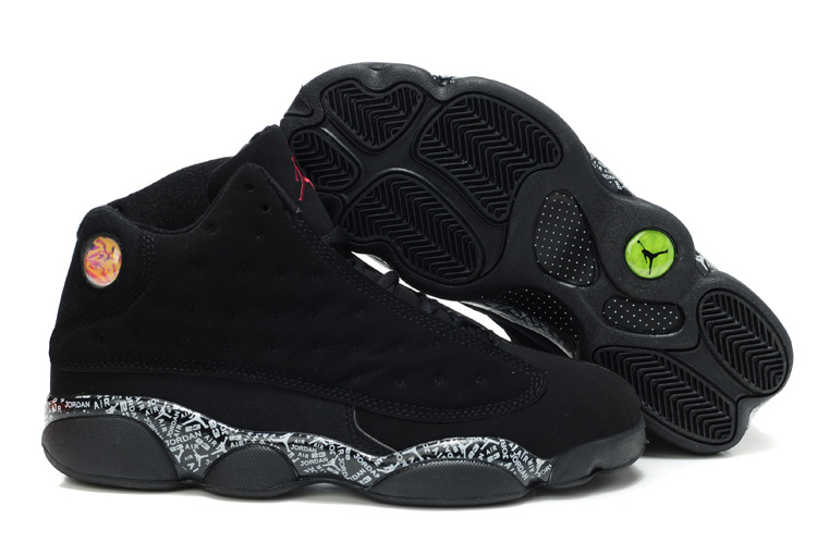 New Air Jordan Retro 13 Dark Black Shoes - Click Image to Close