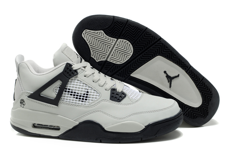 black white jordan 4