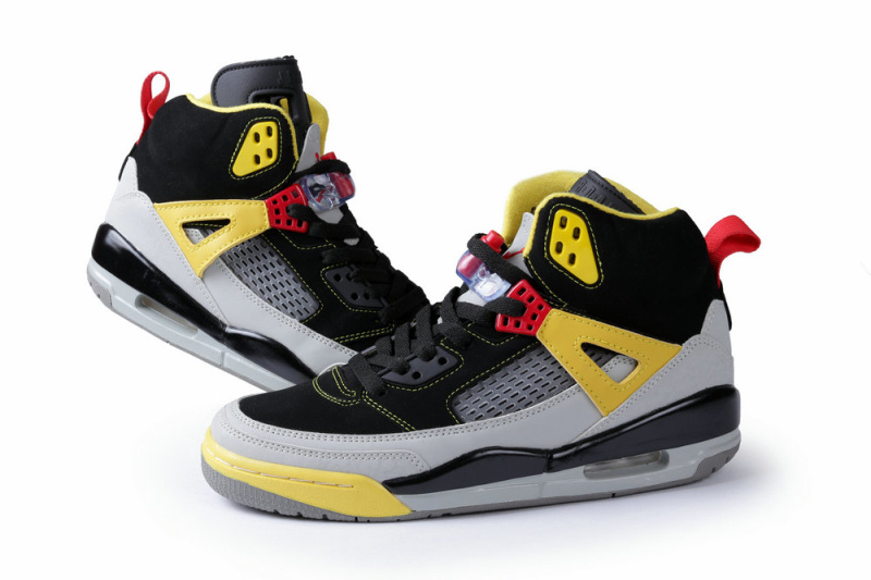 jordan spizike black yellow red