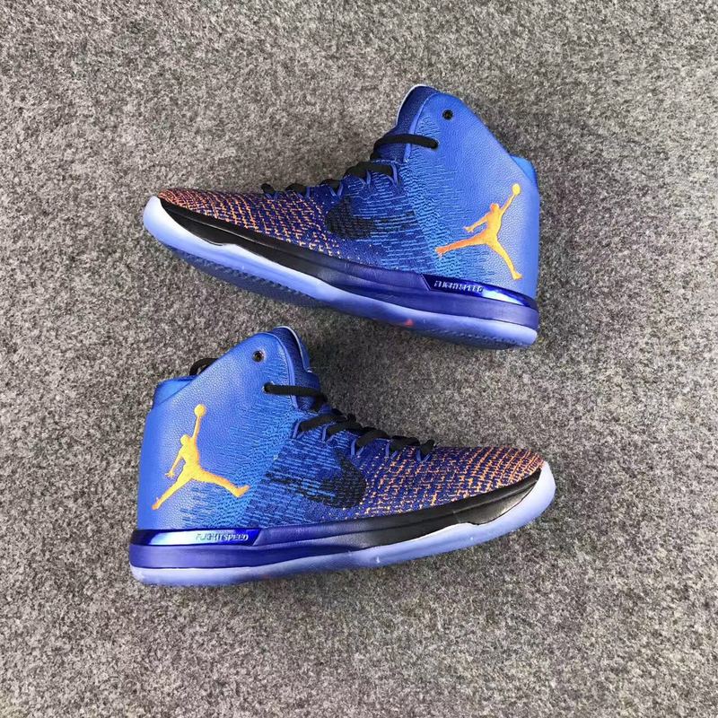 2017 Jordan XXXI Supernova Thunder Blue Orange Shoes