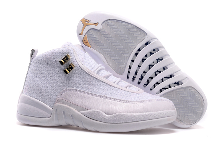 2015 All White Jordan 12 Future Retro Shoes - Click Image to Close