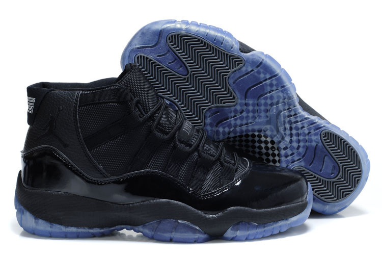 New Jordan 11 Retro Black Blue Shoes