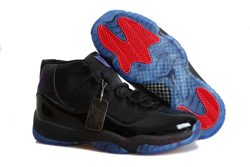 New Jordan 11 Retro Transformer Black Red Blue Shoes