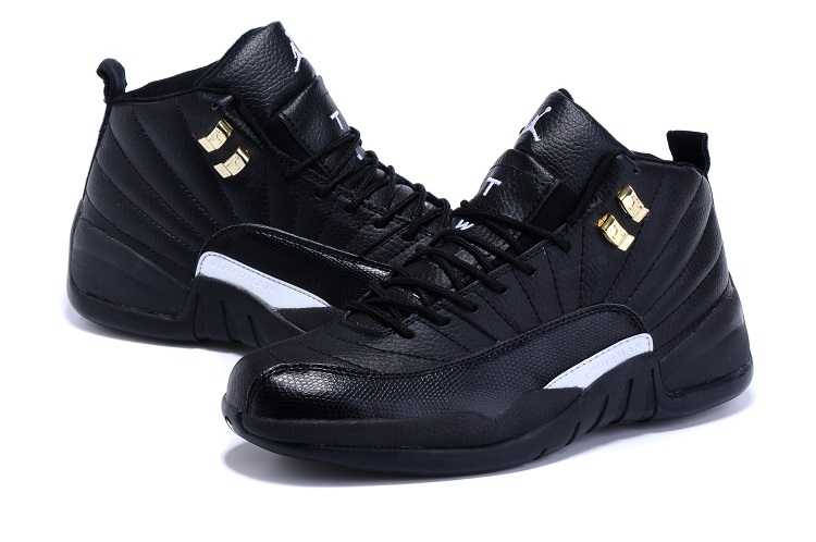 2015 Air Jordan 12 Retro All Black Shoes