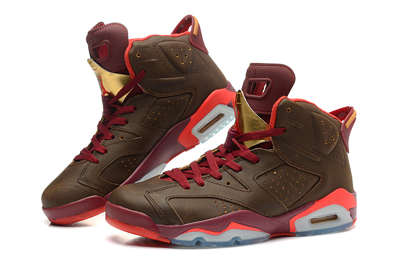 New Jordan 6 Cigar Chanpagne Retro Shoes - Click Image to Close