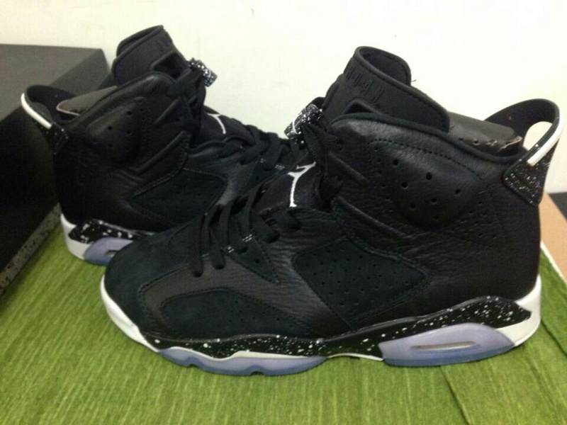 New Jordan 6 Retro Black White Shoes