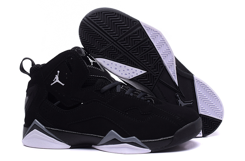 New Air Jordan 7 Black Shoes For Women