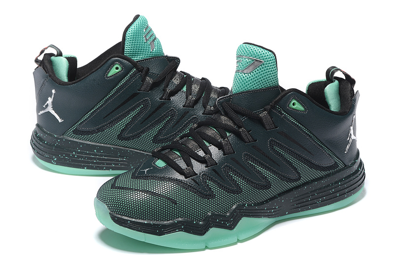 2016 Air Jordan CP3 IX Black Green Shoes - Click Image to Close