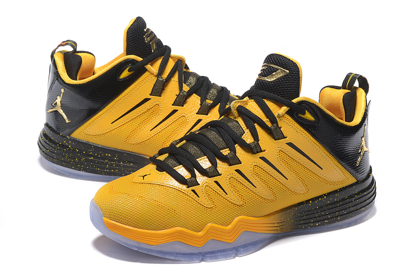 2016 Air Jordan CP3 IX Yellow Black Shoes - Click Image to Close